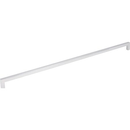Elements 448 mm Center-to-Center Polished Chrome Square Stanton Cabinet Bar Pull 625-448PC
